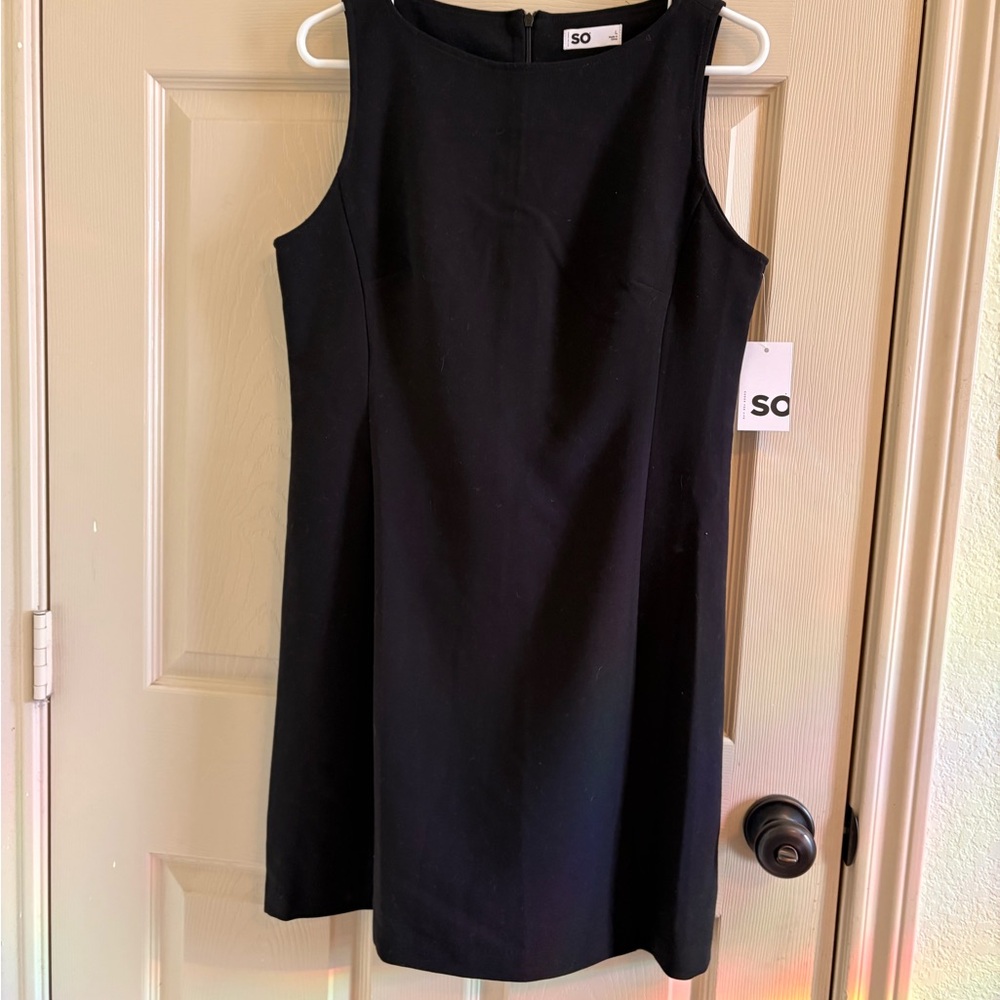 SO Black Sleeveless Dress